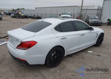 2019 Genesis G70 2.0T Advanced из США, поврежденный, VIN KMTG34LA4KU027071